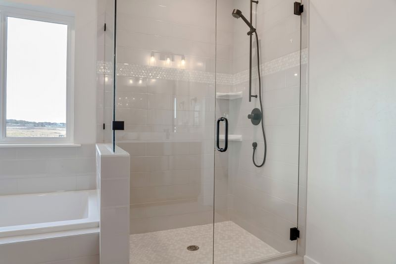 Contemporary Shower with Glass Enclosure